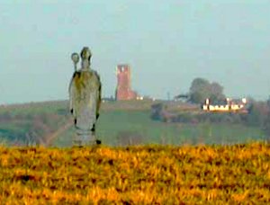 Saint Patrick surveys the Tara Skryne Valley, which the M3 will split