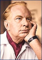 L Ron Hubbard, pathological liar & founder of the dangerous cult Scientology.  