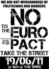 Real Democracy Now! Dublin - June19 against  Pact - Peaceful Demonstration
