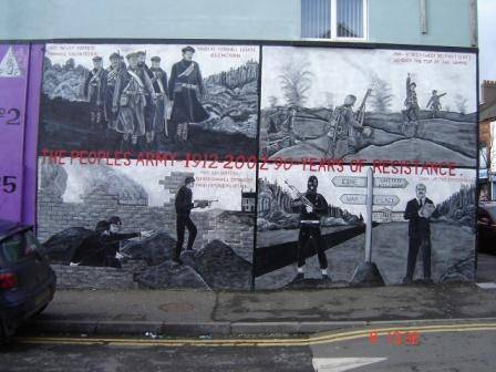 Depicts UVF in Home Rule Crisis, Somme, August '69 and the last section has picture of the P.U.P. leader