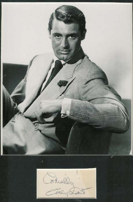 Click on image to see full-sized version facade of a man known as Cary Grant."