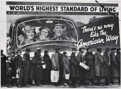 1937 Louisville, Kentucky. Margaret Bourke-White. Theres no way like the American Way