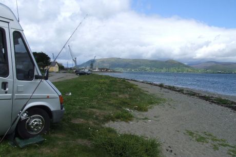 The Cutting adjacent to Greenore village pictured on Sunday morning 20 July 2008