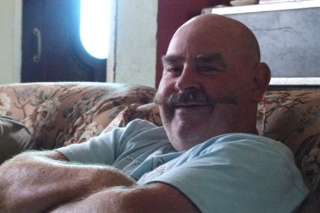 Eric Cuthbert poses for the camera at Sunday morning's meeting of Greenore-Cooley Fisherman's Association