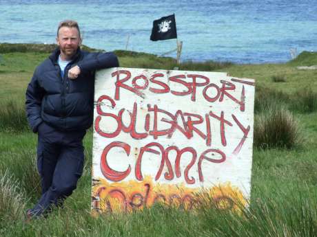 Niall on the Rossport Solidarity Camp