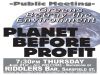 Public Meeting 7:30 Thursday, Riddlers Bar