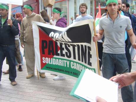 Cork Palestine Solidarity Campaign banner