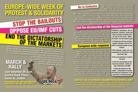 Joint leaflet for the demo on June 26th