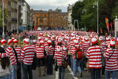 This is what a crowd of F*CKING Wallies looks like: J18 Dublin takes to the streets "for the craic"