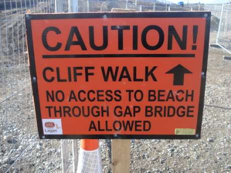 No more public access to North beach