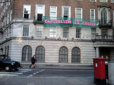 CAPITALISIM IS CRISIS - Squatted support space for Day of action in London