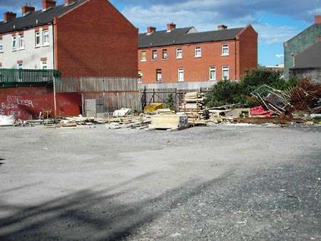 The Timber Yard - possible site for construction of new council homes.