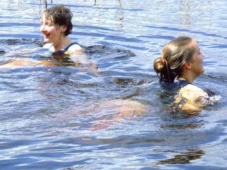 A couple of cute water hens! ... mmm biodiversity!