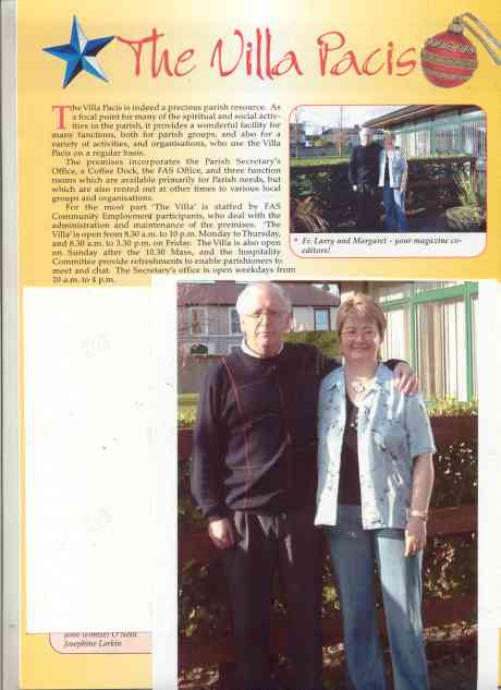 Parish Secretary and Parish Priest + 2004 Christmas Parish Magazine