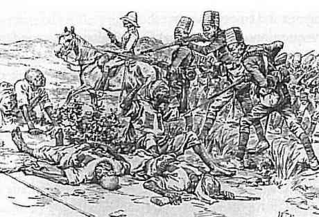 Slaughter of the wounded at Omdurman
