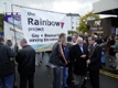 Derry Rainbow Project activists at yesterdays rally