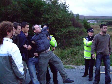 People getting rough handling from Gardai