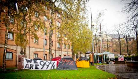#OccupyBelfast: Tent city @ Cathedral quarter