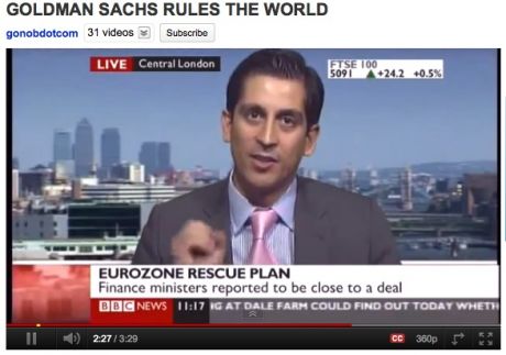 Trader on BBC: The Collapse Is Coming...And Goldman Sachs Rules The World