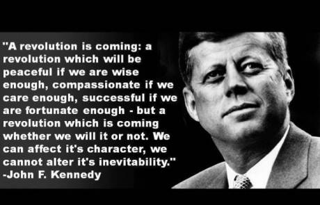 JFK: A revolution is coming: