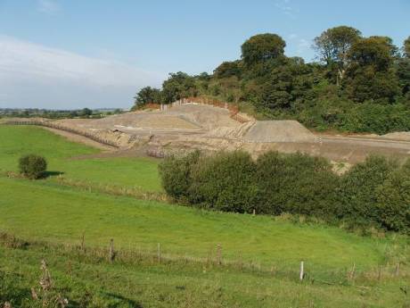 Rath Lugh from its sister mound, Barrow 53