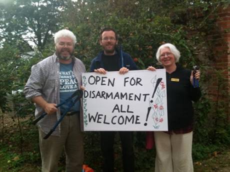 Chris Cole, Fr. Martin Newell, Susan Clarkson